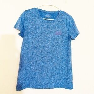 Vineyard Vines Performance Crew Neck Short Sleeve T-Shirt Size Small Blue/White